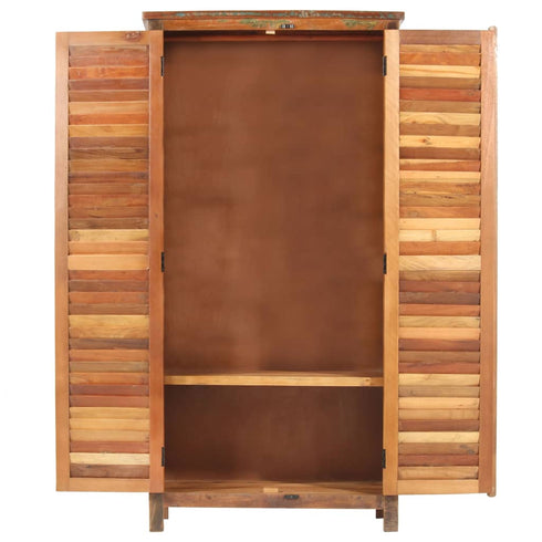 Rustika Rowe -  Wardrobe 90x50x180 cm Solid Reclaimed Wood